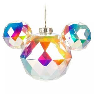 Mickey Mouse Icon Glass Ball Sketchbook Ornament – Geodesic NEW WITH BOX